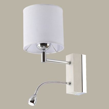 Jupiter 1415 - MA K B - LED nástěnné svítidlo MANGO 1xE27/60W + LED/1W/230V