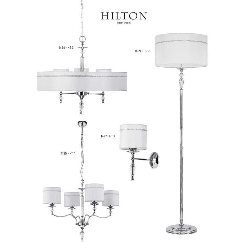 Jupiter 1427 - Nástěnné svítidlo HILTON 1xE27/60W/230V