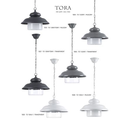 Jupiter 1506 - Lustr na řetězu TORA 1xE27/60W/230V