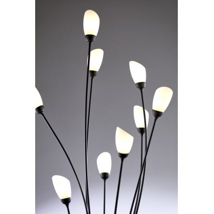 Jupiter 2058 - Stojací lampa GLORIOSA 9xG9/14W/230V černá