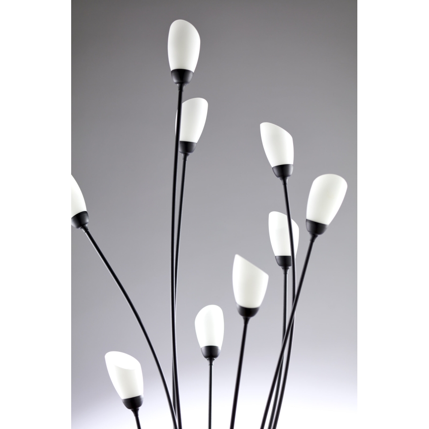 Jupiter 2058 - Stojací lampa GLORIOSA 9xG9/14W/230V černá