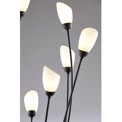 Jupiter 2058 - Stojací lampa GLORIOSA 9xG9/14W/230V černá