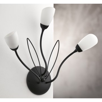 Jupiter 2059 - Nástěnné svítidlo GLORIOSA 3xG9/14W/230V černá