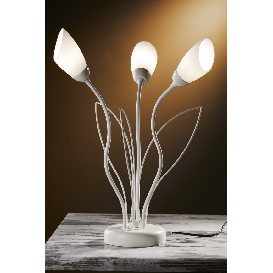 Jupiter 2060 - Stolní lampa GLORIOSA 3xG9/14W/230V krémová