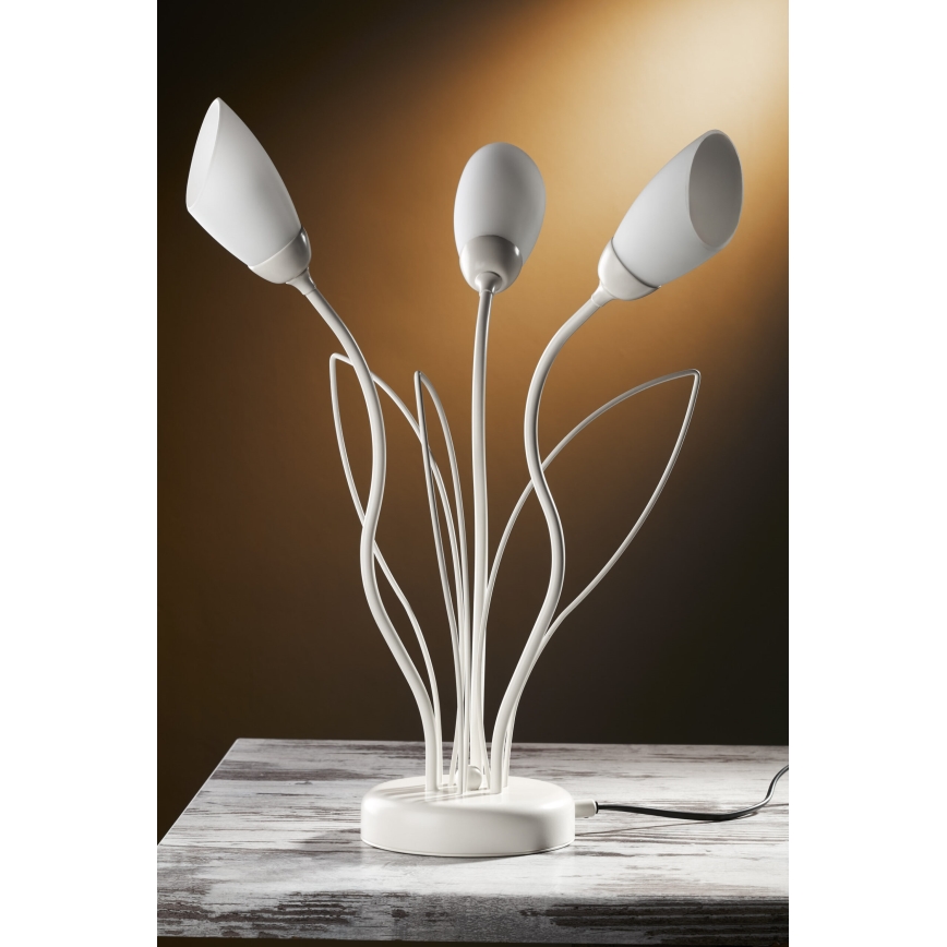 Jupiter 2060 - Stolní lampa GLORIOSA 3xG9/14W/230V krémová