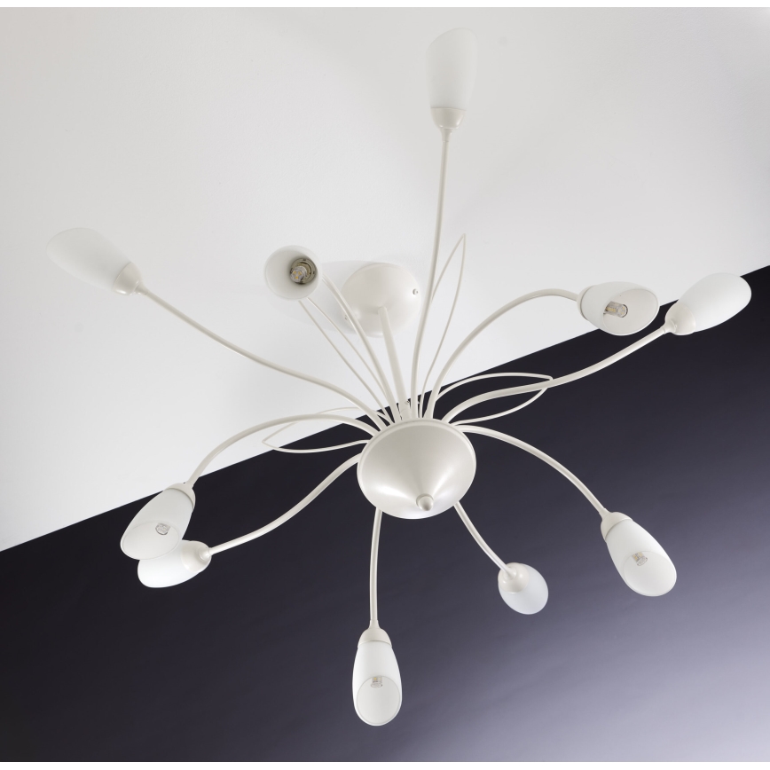 Jupiter 2061 - Lustr na tyči GLORIOSA 10xG9/14W/230V krémová