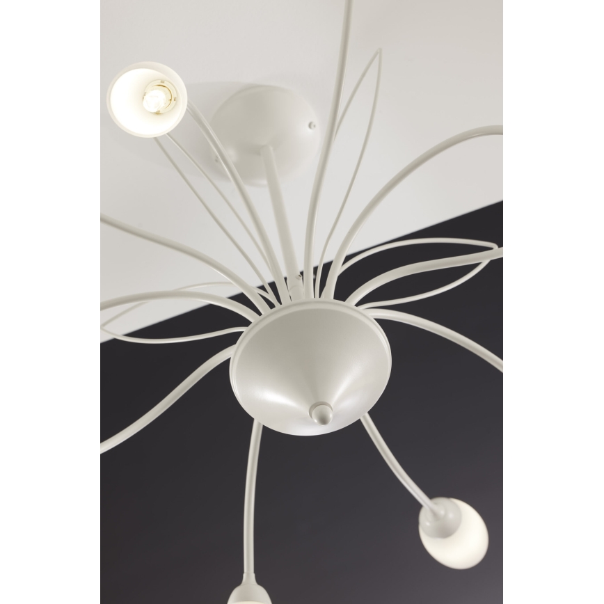 Jupiter 2061 - Lustr na tyči GLORIOSA 10xG9/14W/230V krémová