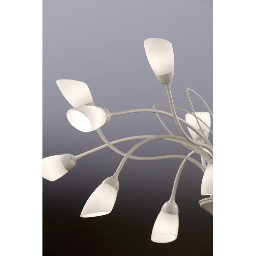 Jupiter 2062 - Lustr na řetězu GLORIOSA 15xG9/14W/230V krémová