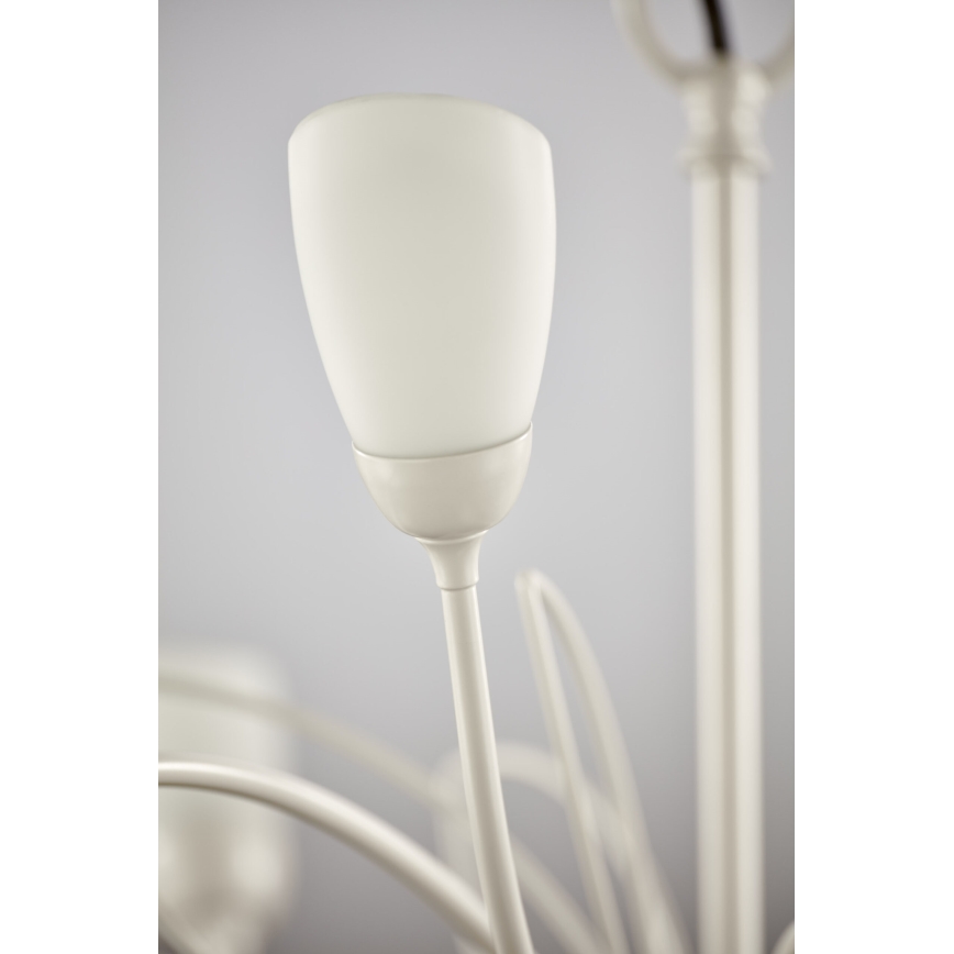 Jupiter 2062 - Lustr na řetězu GLORIOSA 15xG9/14W/230V krémová