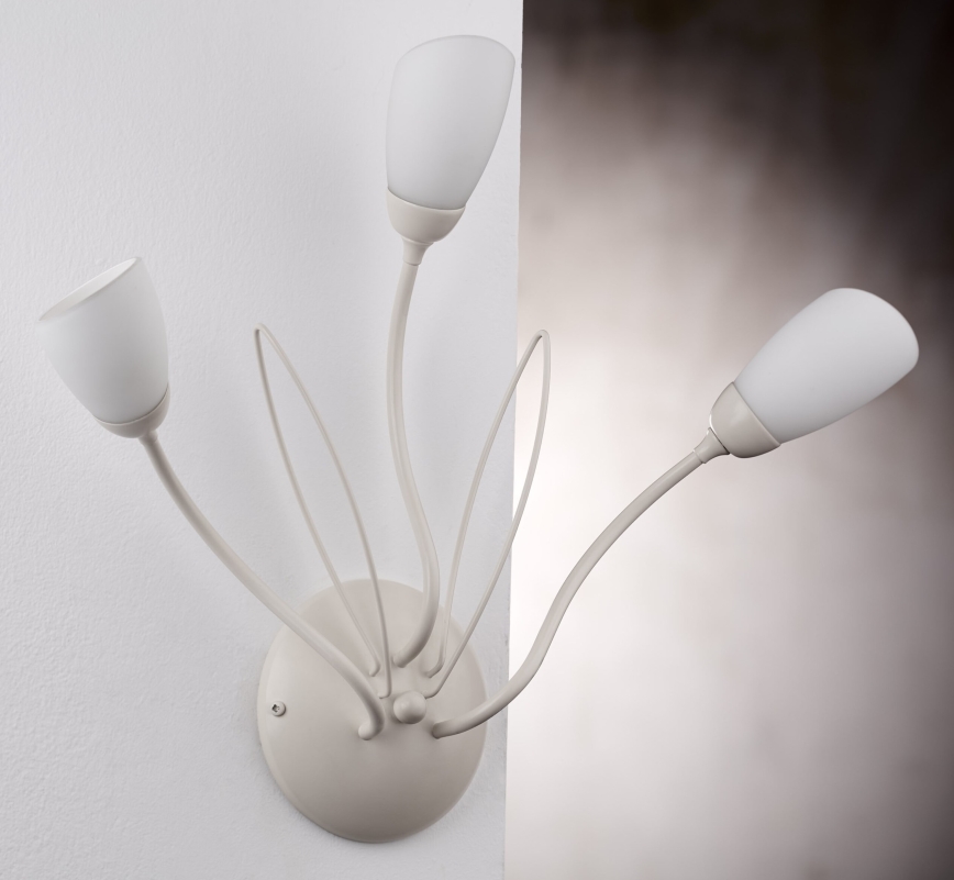 Jupiter 2064 - Nástěnné svítidlo GLORIOSA 3xG9/14W/230V krémová