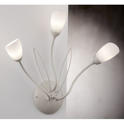 Jupiter 2064 - Nástěnné svítidlo GLORIOSA 3xG9/14W/230V krémová