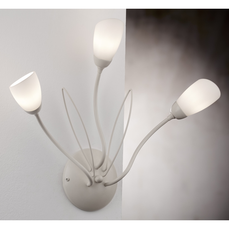 Jupiter 2064 - Nástěnné svítidlo GLORIOSA 3xG9/14W/230V krémová