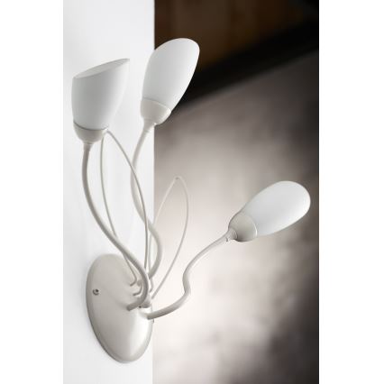 Jupiter 2064 - Nástěnné svítidlo GLORIOSA 3xG9/14W/230V krémová