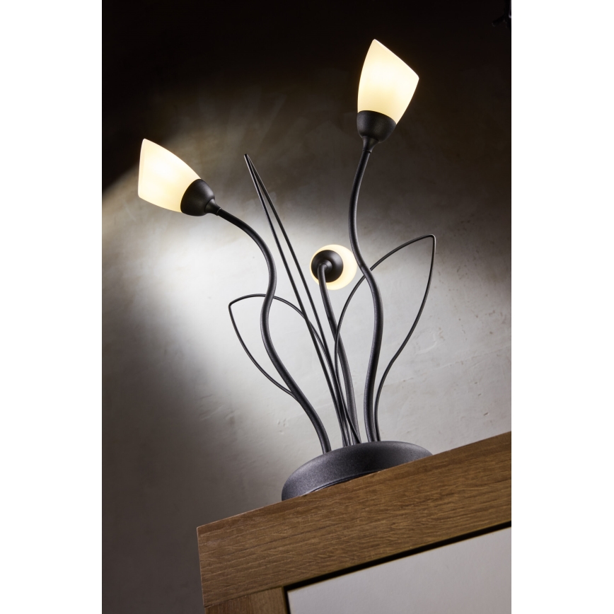 Jupiter 2065 - Stolní lampa GLORIOSA 3xG9/14W/230V černá