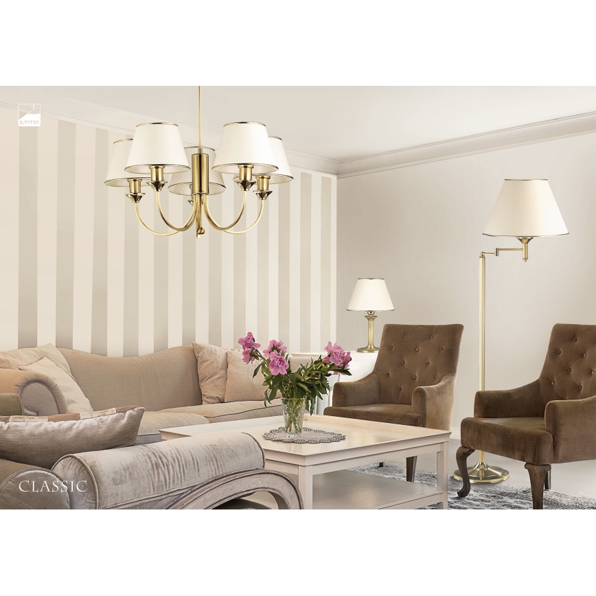 Jupiter 207-CL P L - Lampa stojací CLASSIC 1xE27/60W/230V