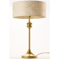 Jupiter 2112 - Stolní lampa KASZMIR 1xE27/15W/230V bílá/zlatá/dekor mramoru