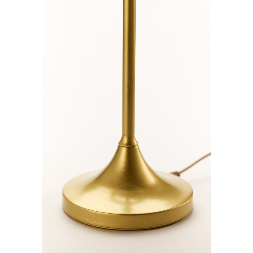 Jupiter 2112 - Stolní lampa KASZMIR 1xE27/15W/230V bílá/zlatá/dekor mramoru