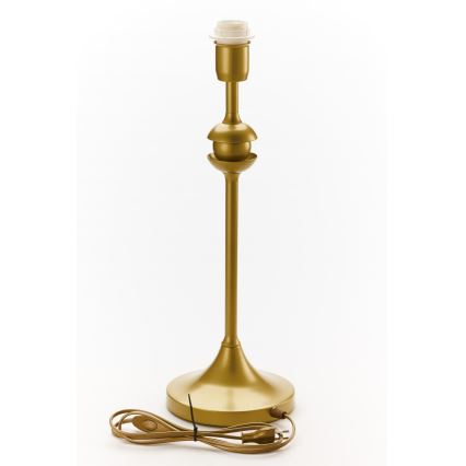 Jupiter 2112 - Stolní lampa KASZMIR 1xE27/15W/230V bílá/zlatá/dekor mramoru