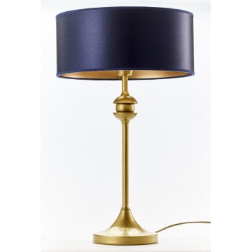 Jupiter 2116 - Stolní lampa KASZMIR 1xE27/15W/230V modrá/zlatá