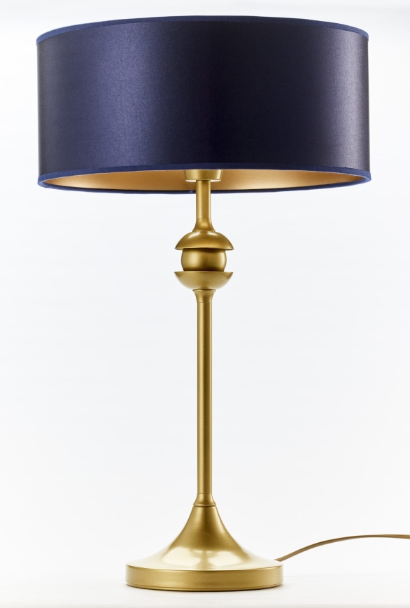 Jupiter 2116 - Stolní lampa KASZMIR 1xE27/15W/230V modrá/zlatá