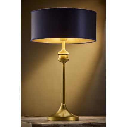 Jupiter 2116 - Stolní lampa KASZMIR 1xE27/15W/230V modrá/zlatá