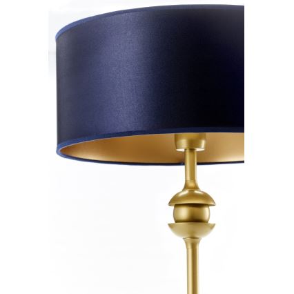 Jupiter 2116 - Stolní lampa KASZMIR 1xE27/15W/230V modrá/zlatá