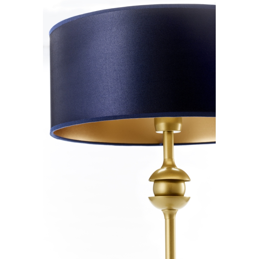 Jupiter 2116 - Stolní lampa KASZMIR 1xE27/15W/230V modrá/zlatá