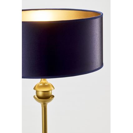 Jupiter 2116 - Stolní lampa KASZMIR 1xE27/15W/230V modrá/zlatá