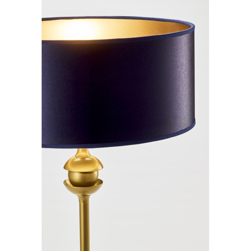 Jupiter 2116 - Stolní lampa KASZMIR 1xE27/15W/230V modrá/zlatá