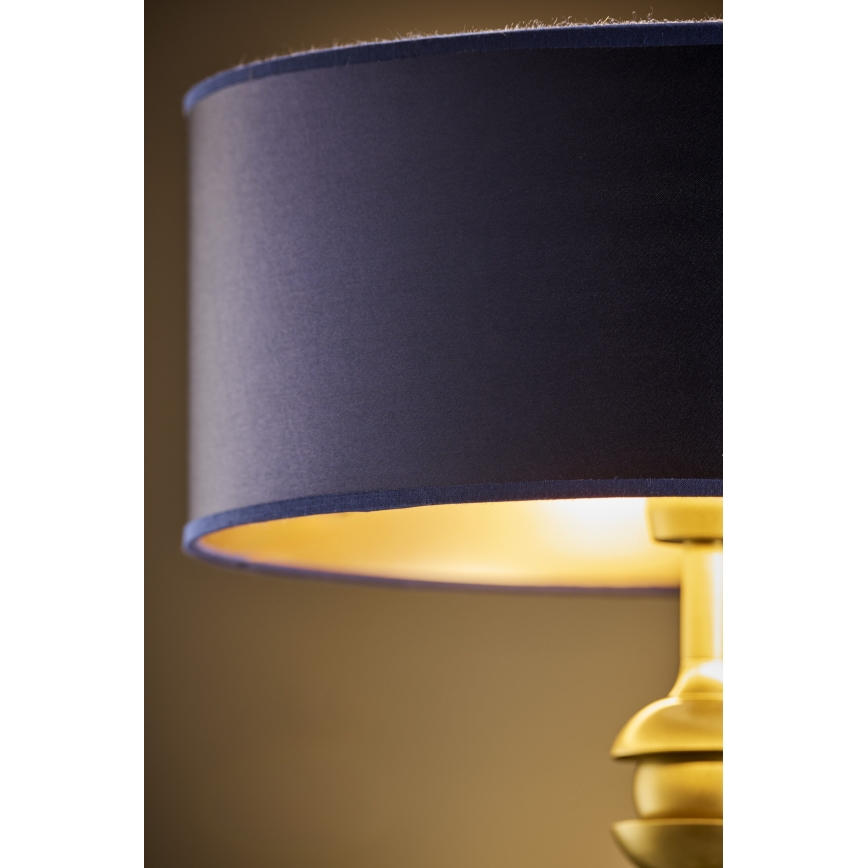 Jupiter 2116 - Stolní lampa KASZMIR 1xE27/15W/230V modrá/zlatá