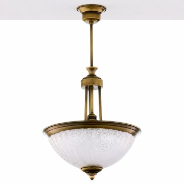 Jupiter 2134 - Lustr na tyči CARMEN 1xE27/15W/230V bronz/patina