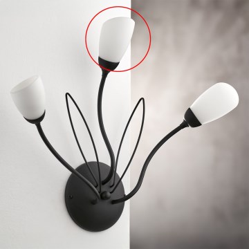 Jupiter - Náhradní sklo univerzální GLORIOSA G9 pr. 6,5 cm bílá