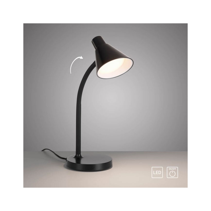 JUST LIGHT. 11248-18 - LED Flexibilní stolní lampa PIXIE LED/4,5W/230V černá