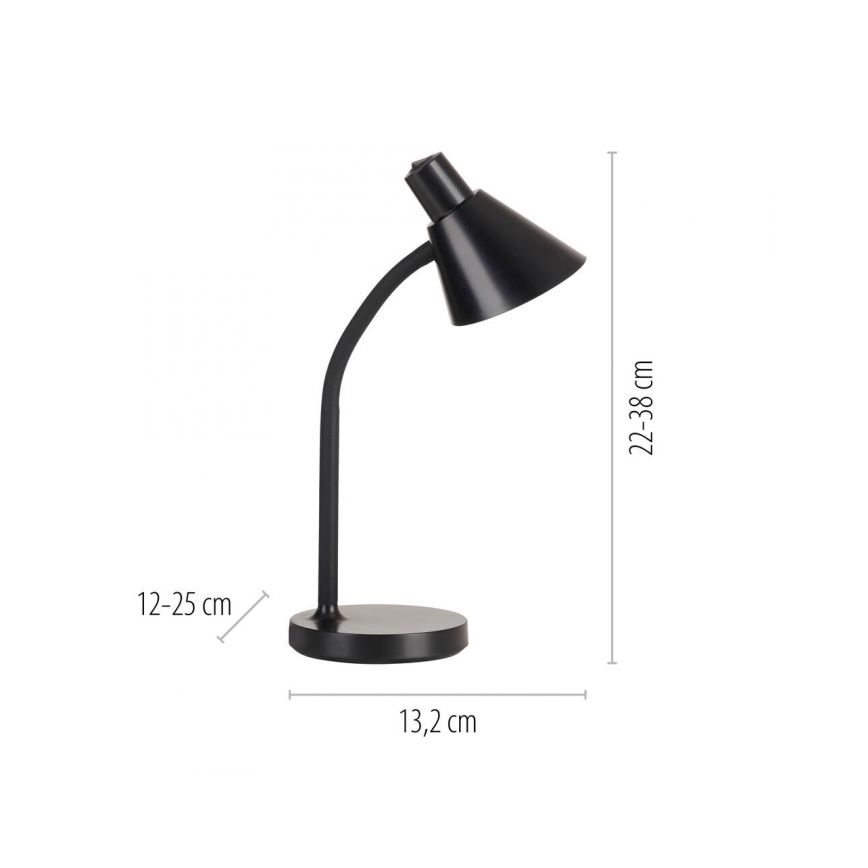 JUST LIGHT. 11248-18 - LED Flexibilní stolní lampa PIXIE LED/4,5W/230V černá