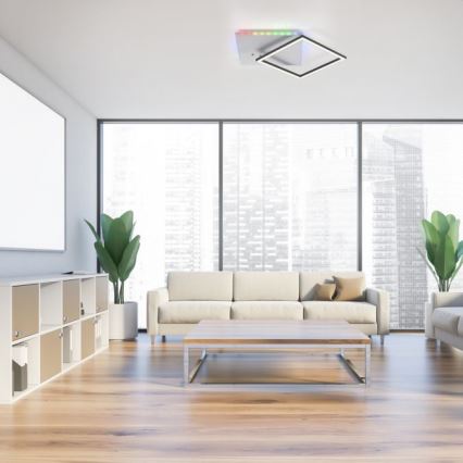 JUST LIGHT. 11327-95 - LED RGBW Stmívatelné stropní svítidlo RENDA LED/31W/230V 2700-5000K + dálkové ovládání