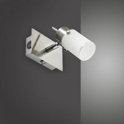 JUST LIGHT. 11931-55 - LED Nástěnné bodové svítidlo MAX 1xGU10/4W/230V matný chrom