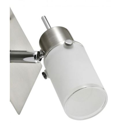 JUST LIGHT. 11931-55 - LED Nástěnné bodové svítidlo MAX 1xGU10/4W/230V matný chrom