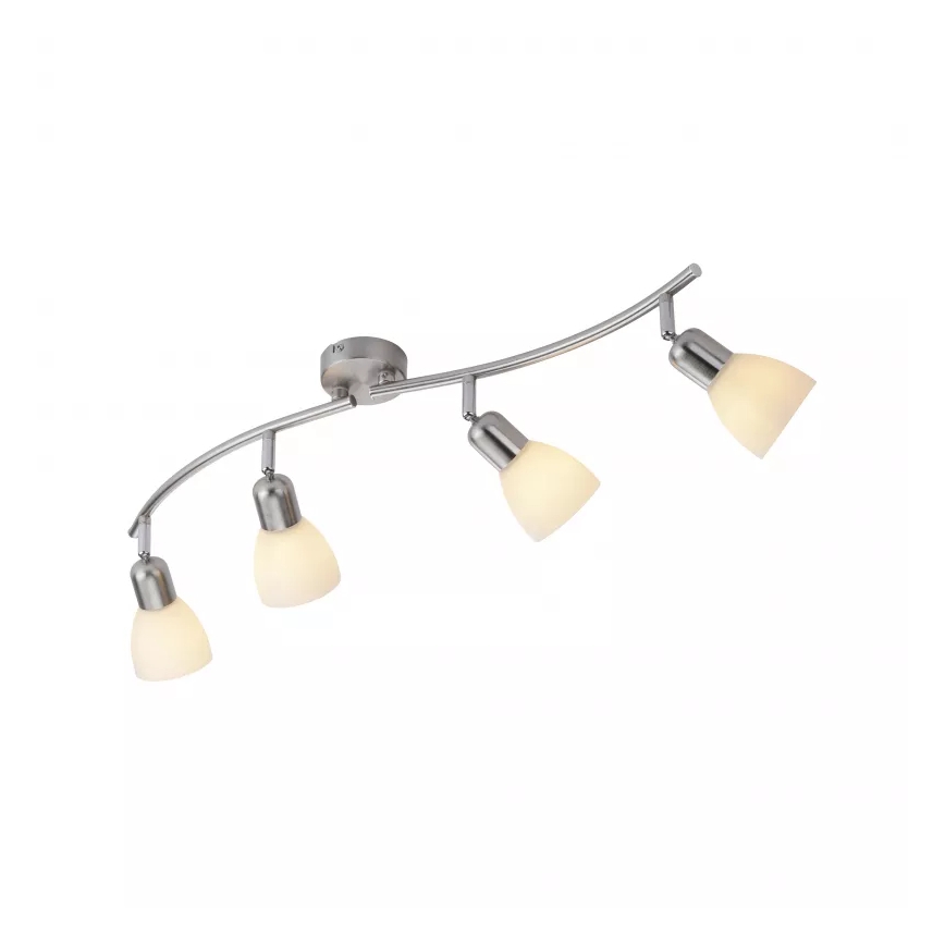 JUST LIGHT. 11954-55 - Bodové svítidlo KARO 4xE14/40W/230V matný chrom