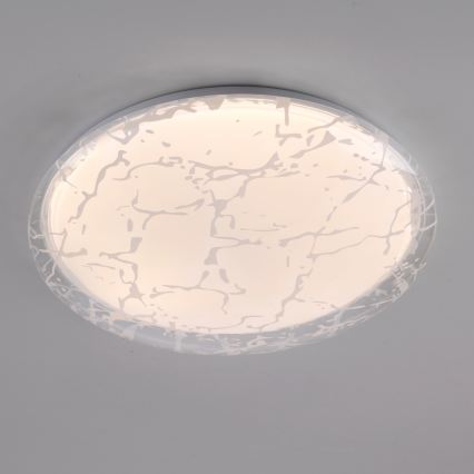 JUST LIGHT. 14008-16 - LED Stmívatelné stropní svítidlo ART PLAFO LED/20W/230V 2700-6500K pr. 38 cm bílá + dálkové ovládání