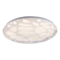 JUST LIGHT. 14009-16 - LED Stmívatelné stropní svítidlo ART PLAFO LED/20W/230V 2700-6500K pr. 38 cm bílá + dálkové ovládání