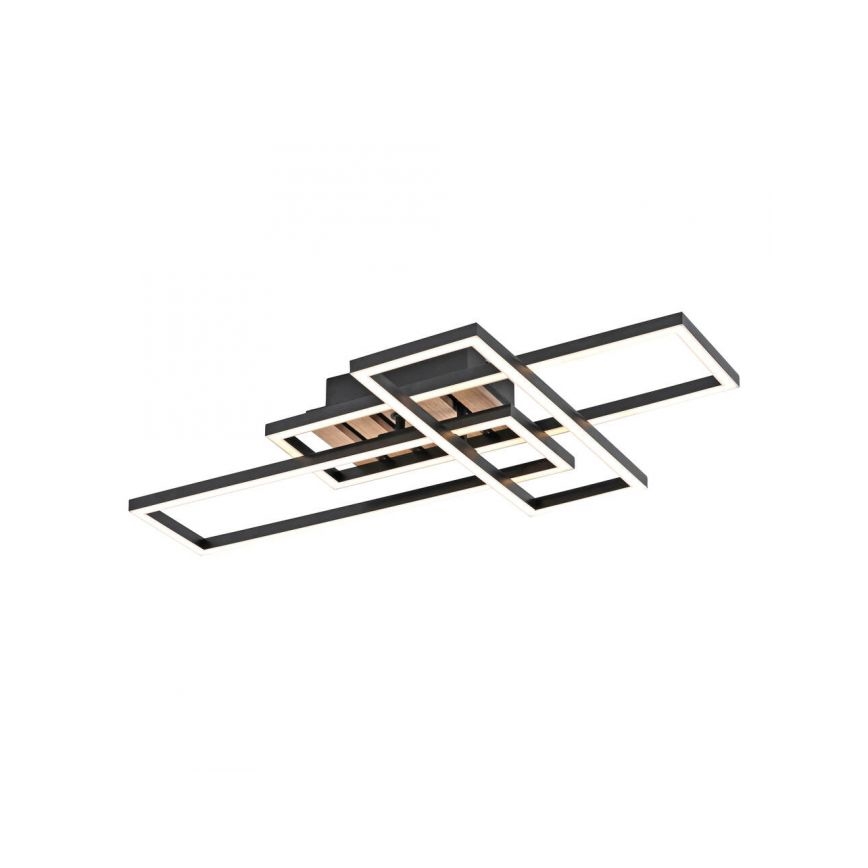 JUST LIGHT. 14051-79 - LED Stropní svítidlo AKUSTIKA LED/20,5W/230V dub/černá