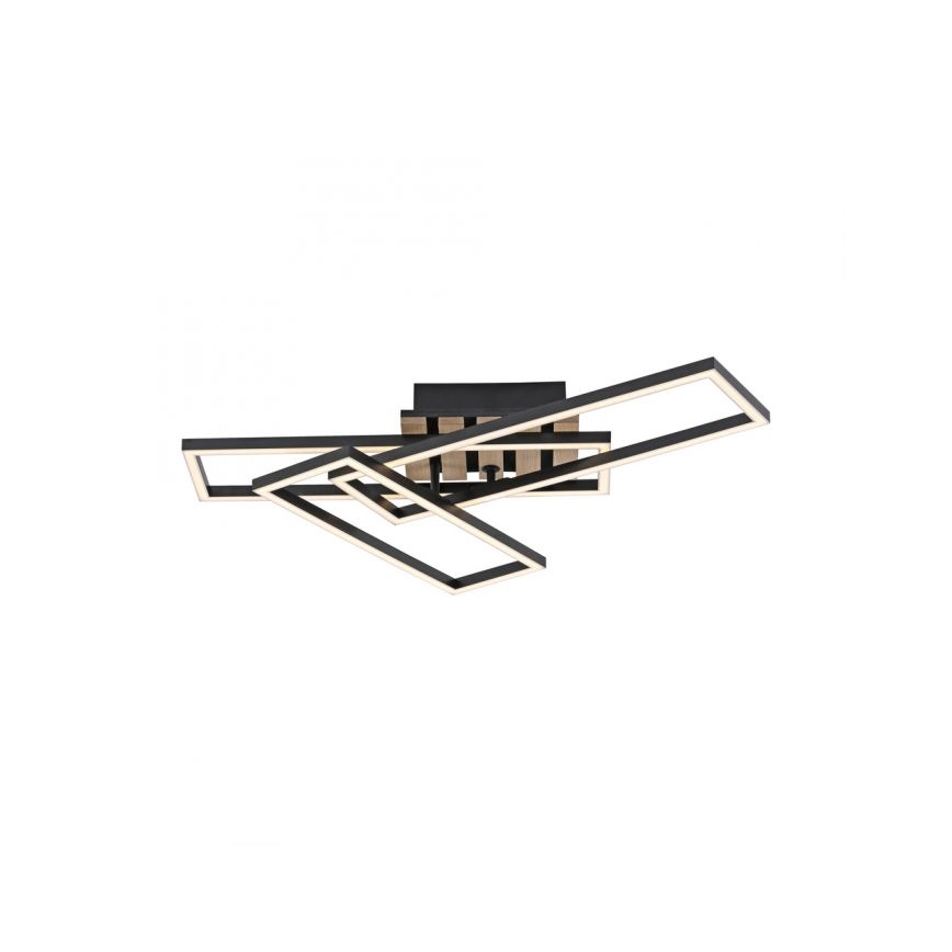 JUST LIGHT. 14051-79 - LED Stropní svítidlo AKUSTIKA LED/20,5W/230V dub/černá