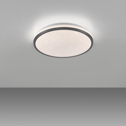 JUST LIGHT. 14293-18 - LED Stmívatelné stropní svítidlo KYLE LED/10W/230V pr. 28 cm černá