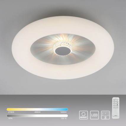 JUST LIGHT. 14383-16 - LED Stmívatelné stropní svítidlo VERTIGO LED/26W/230V 2700-5000K bílá + dálkové ovládání