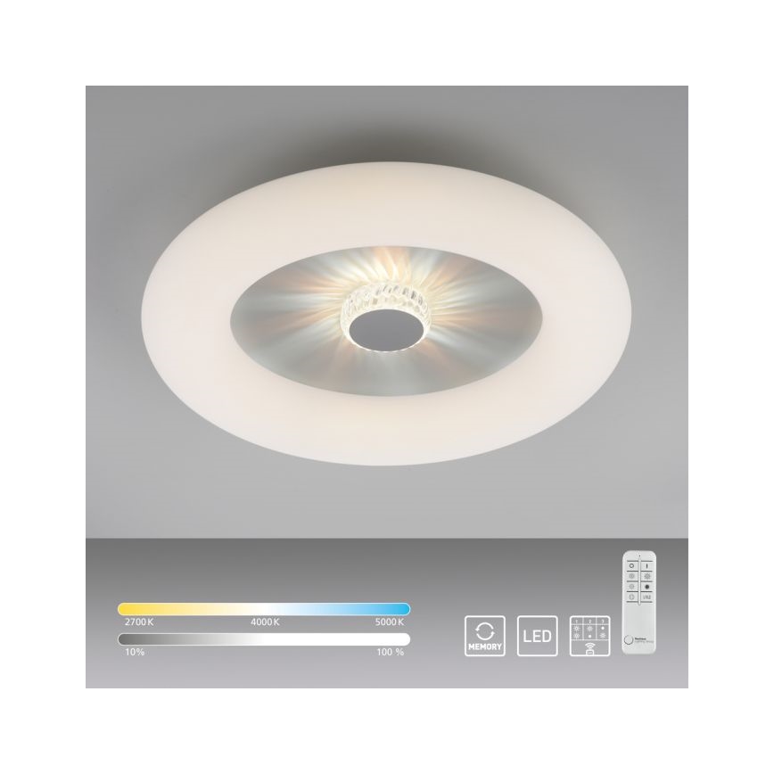 JUST LIGHT. 14383-16 - LED Stmívatelné stropní svítidlo VERTIGO LED/26W/230V 2700-5000K bílá + dálkové ovládání