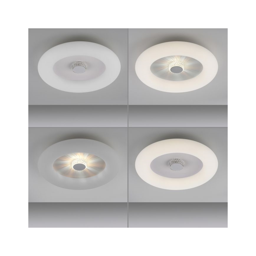 JUST LIGHT. 14383-16 - LED Stmívatelné stropní svítidlo VERTIGO LED/26W/230V 2700-5000K bílá + dálkové ovládání