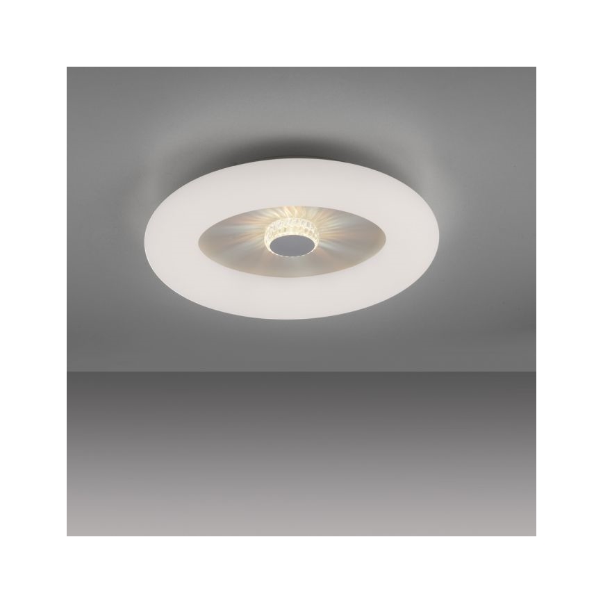 JUST LIGHT. 14383-16 - LED Stmívatelné stropní svítidlo VERTIGO LED/26W/230V 2700-5000K bílá + dálkové ovládání