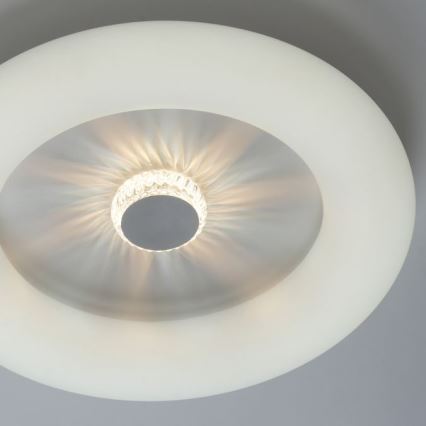 JUST LIGHT. 14383-16 - LED Stmívatelné stropní svítidlo VERTIGO LED/26W/230V 2700-5000K bílá + dálkové ovládání