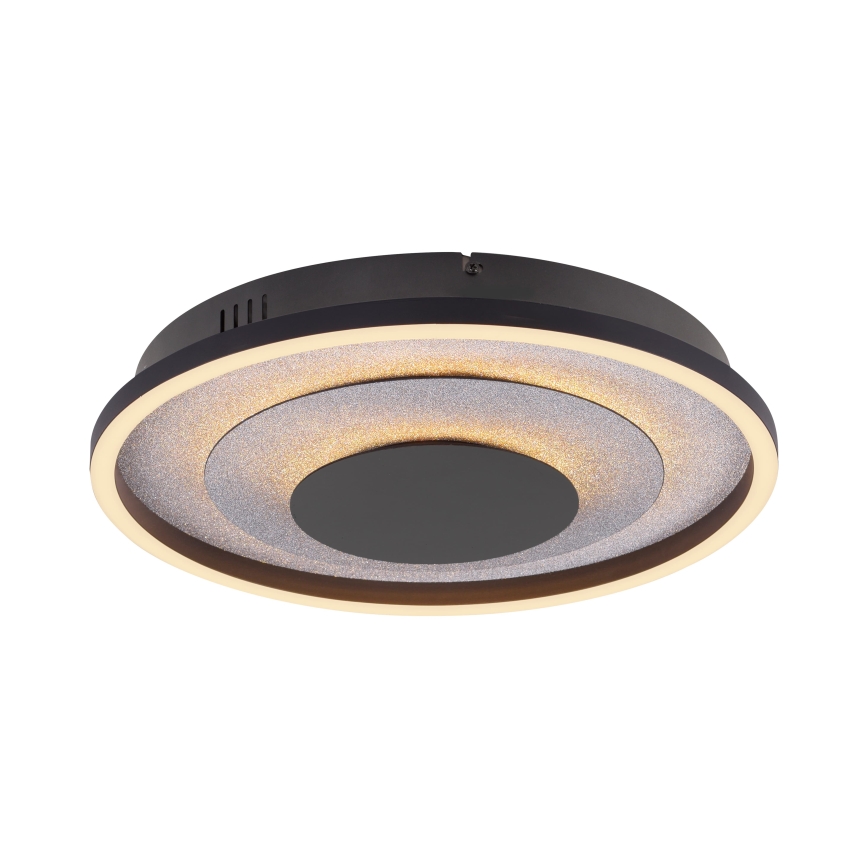 JUST LIGHT. 14409-21 - LED Stropní svítidlo GLITTY LED/22W/230V pr. 40 cm černá