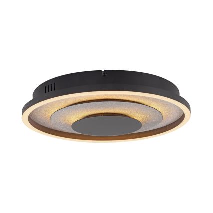 JUST LIGHT. 14409-21 - LED Stropní svítidlo GLITTY LED/22W/230V pr. 40 cm černá